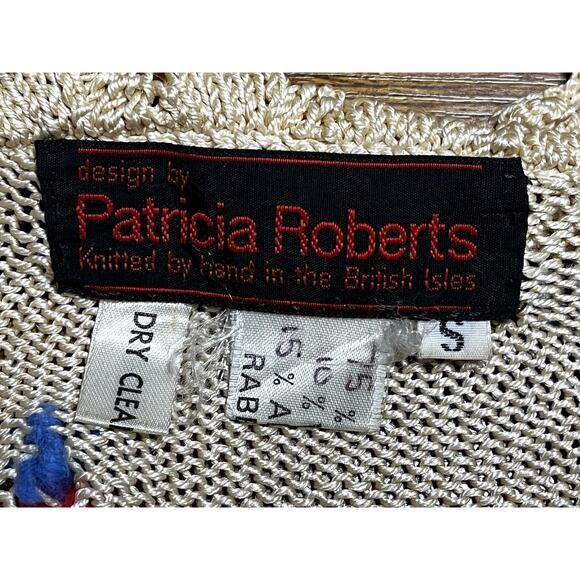 Vintage Patricia Roberts Sweater Womens Small Silk Wool Angora Strawberry Knit 8 - Picture 9 of 14